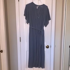 H&M Soft Gray Midi Dress